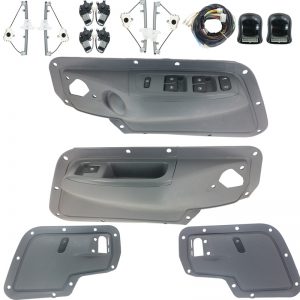 Kit Vidro Elétrico Fox G1 4 Portas Cinza Claro