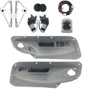 Kit Vidro Elétrico Fox G1 Cinza Claro 2 Portas