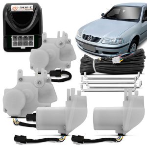 Kit Trava Elétrica Fox/Gol/Parati G3/G4 4 Portas